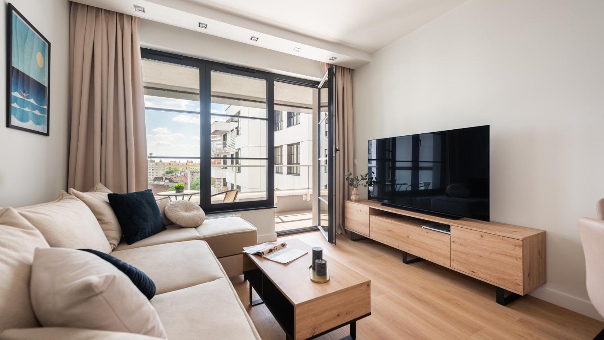 Flatbook - City Center Apartments Doki Living 格但斯克 外观 照片